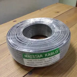 Heavy Duty PVC Insulated 1.5mm Twin With Earth Electrical Wiring Cable