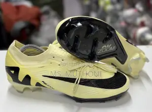 Lemonade / Black Nike Air Zoom Mercurial Vapor Elite Fg Soccer Cleats