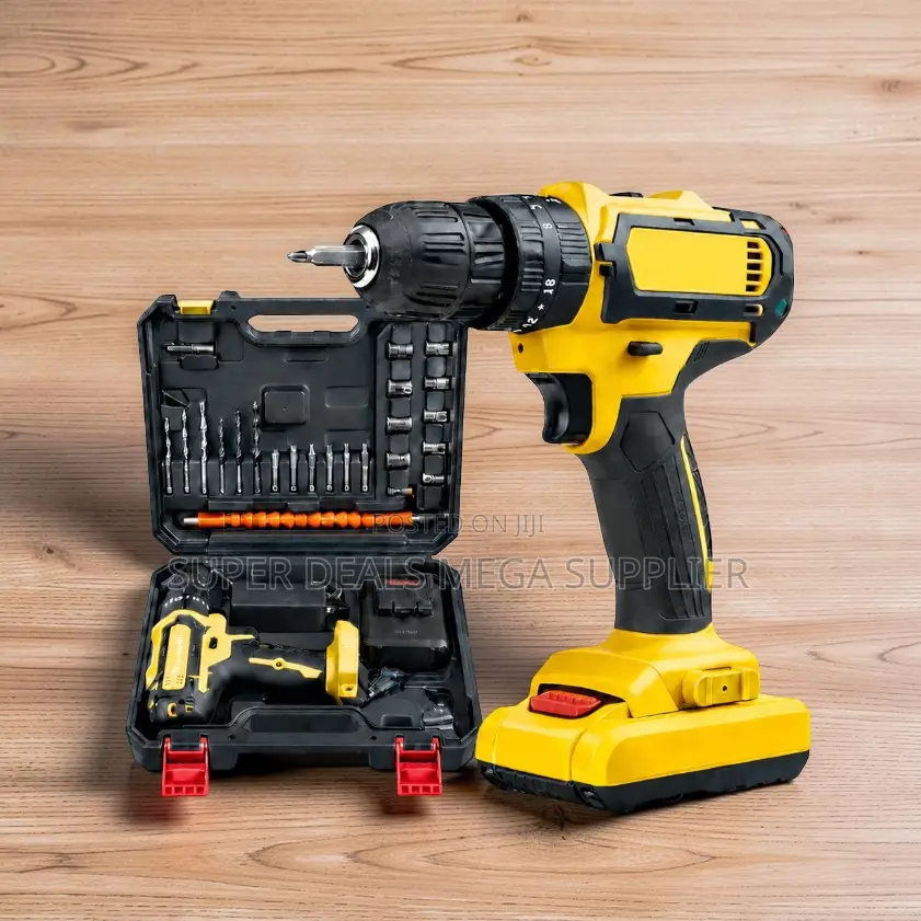Quality Brushless Cordless Drill With Drilling and Impact Functions