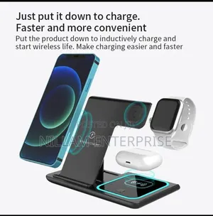 3 In1 15w Foldable Wireless Charger