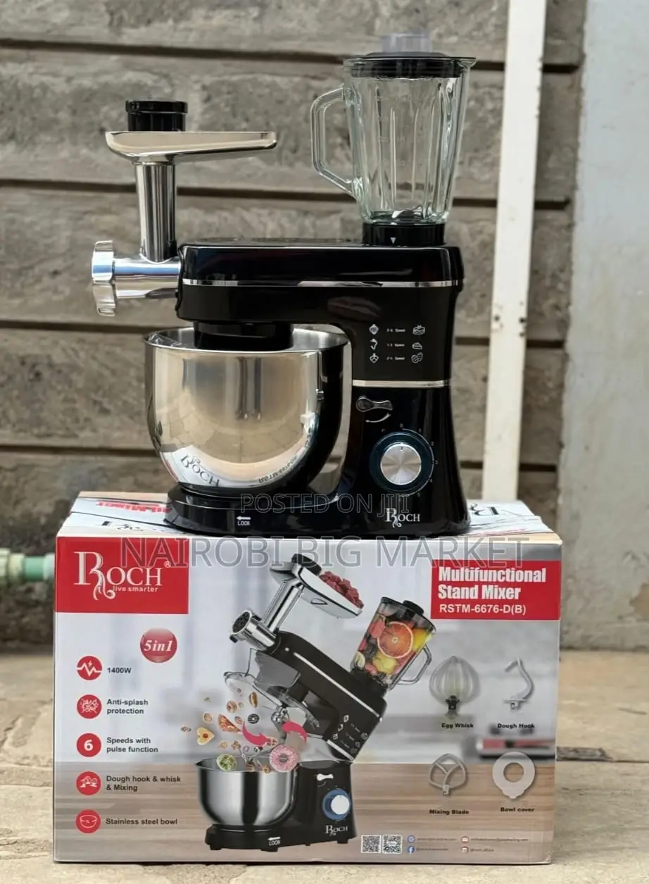5 in 1 Roch Multifunctional Stand Mixer