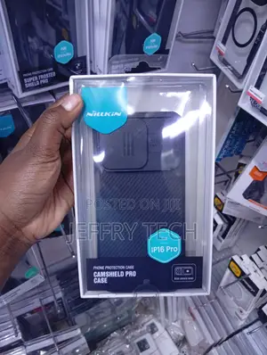 iPhone 16 Pro Black Nillkin Camshield Pro Phone Case