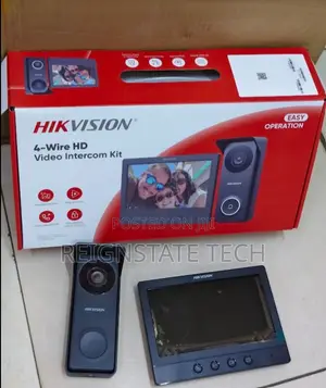 Metallic Hikvision Video Intercom Doorphone