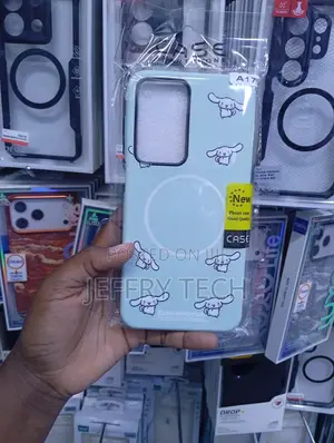 Sma17 Light Blue Phone Casewith Sanrio's Cinnamoroll Character Pattern