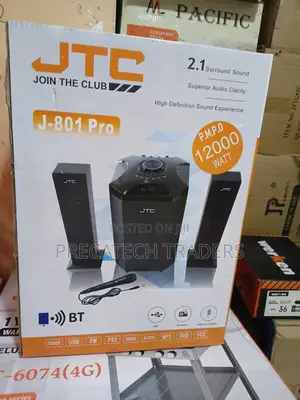 JTC J-801 Pro 2.1 Bluetooth Home Theatre – Brand New
