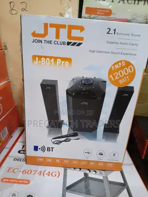 JTC J-801 Pro 2.1 Home Theatre With Bluetooth Fm Radio