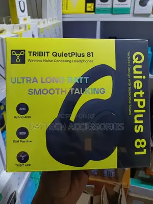 Tribit Quietplus 81 Anc Headphones Xbass 110h Playtime Bluetooth 6.0.