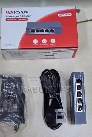 Hikvision 4 Port Poe Switch With 1 Uplink Port