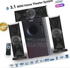 Nunix 3.1 Mini Home Theater System Nu-A60 and a Remote Control Woofer