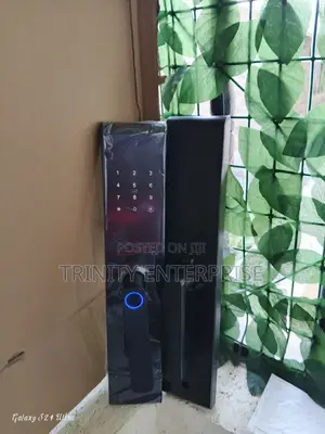 Tuya Wifi Cerradura Inteligente Wooden Electronic Fingerprint