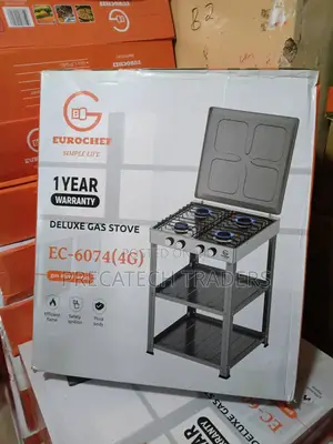 Eurochef Ec-6074 (4g) Gas Stove – 4 Burners