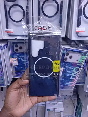 Sg S23 Ultra Translucent Navy Blue Magsafe Cover
