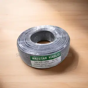 Long Life 1.5mm Solid Core Twin With Earth Electrical Wiring Cable