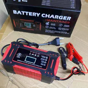 6a 12v Intelligent Car Battery Charger Pulse Repair LCD Display