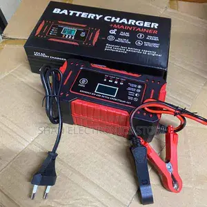6a 12v Intelligent 7-Stage Gel Wet Battery Charger Pulse Repair