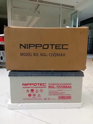 Nippotec 200ah Maintenance-Free Solar Battery 12v