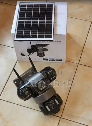 4g Triple Lens Solar CCTV Camera 360° PTZ With Sim Card Support