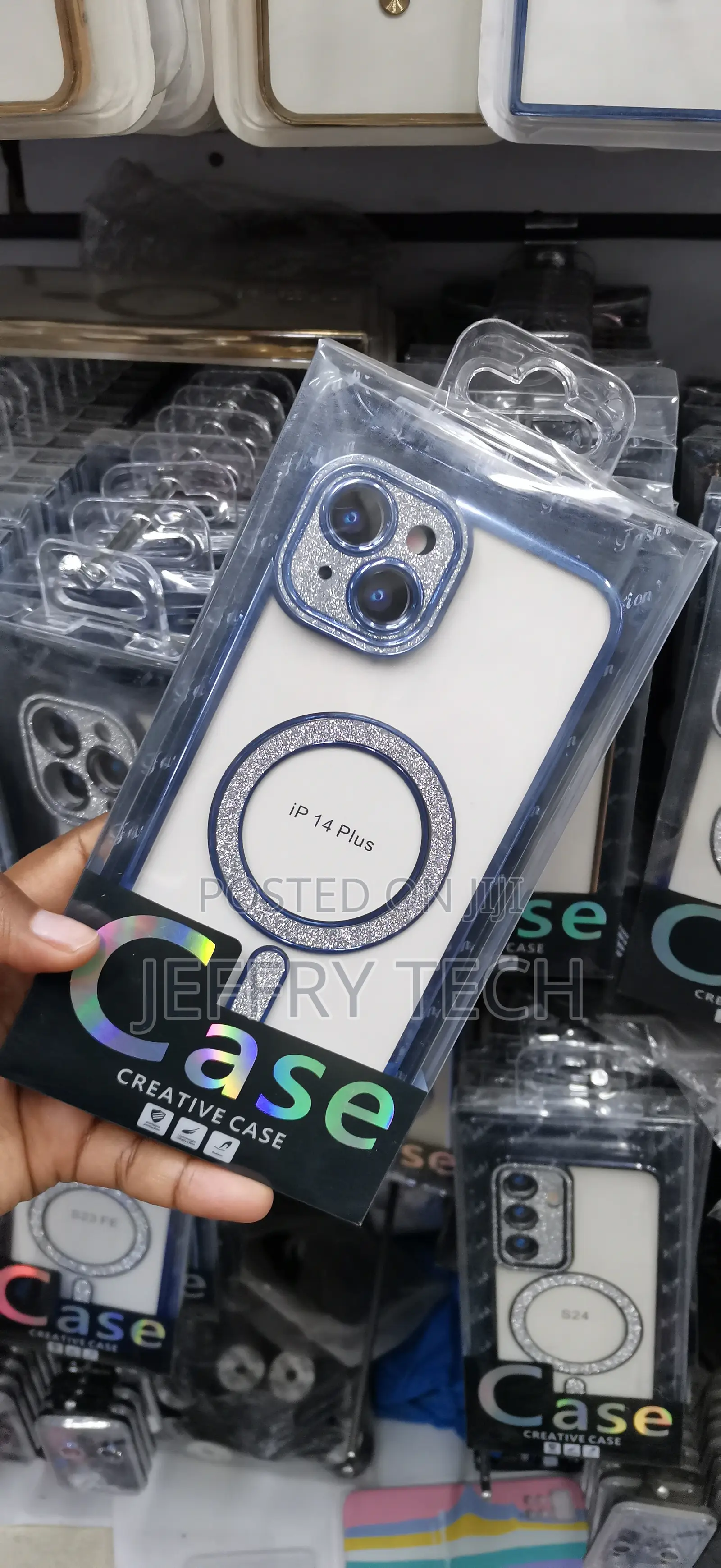 iPhone 14 Plus Bling Accent Design Case