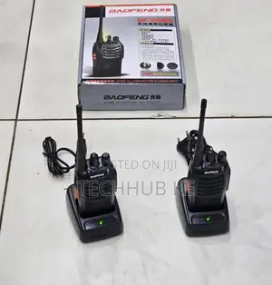 Baofeng Bf-888s Walkie Talkie Pair Long Distance Communication