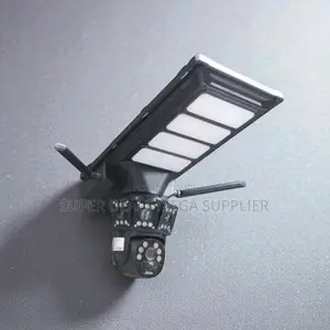 4g PTZ Alarm Warning Light Solar Camera With Led Solar Street Light