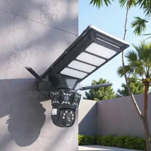 4g PTZ Adjustable Angles Solar Camera With Led Solar Street Light