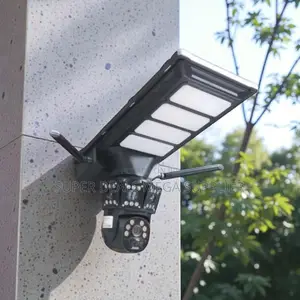 4g PTZ High Definition 12mp Solar Camera With Led Solar Street Light