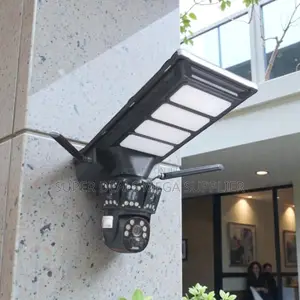 4g PTZ Weatherproof Housing Solar Camera With Led Solar Street Light