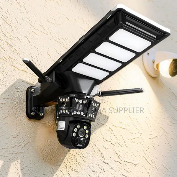 4g PTZ Rugged Design Solar Camera With Led Solar Street Light