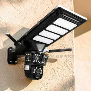 4g PTZ Durable Build Solar Camera With Led Solar Street Light