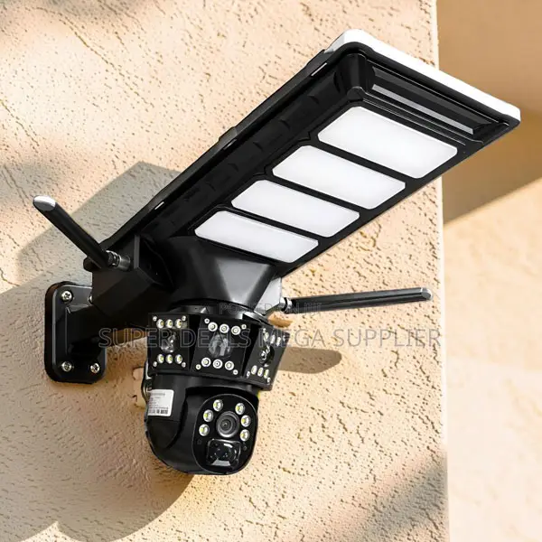 4g PTZ Durable Build Solar Camera With Led Solar Street Light