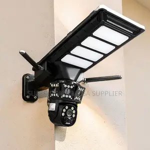 4g PTZ Outdoor Security Solar Camera With Led Solar Street Light