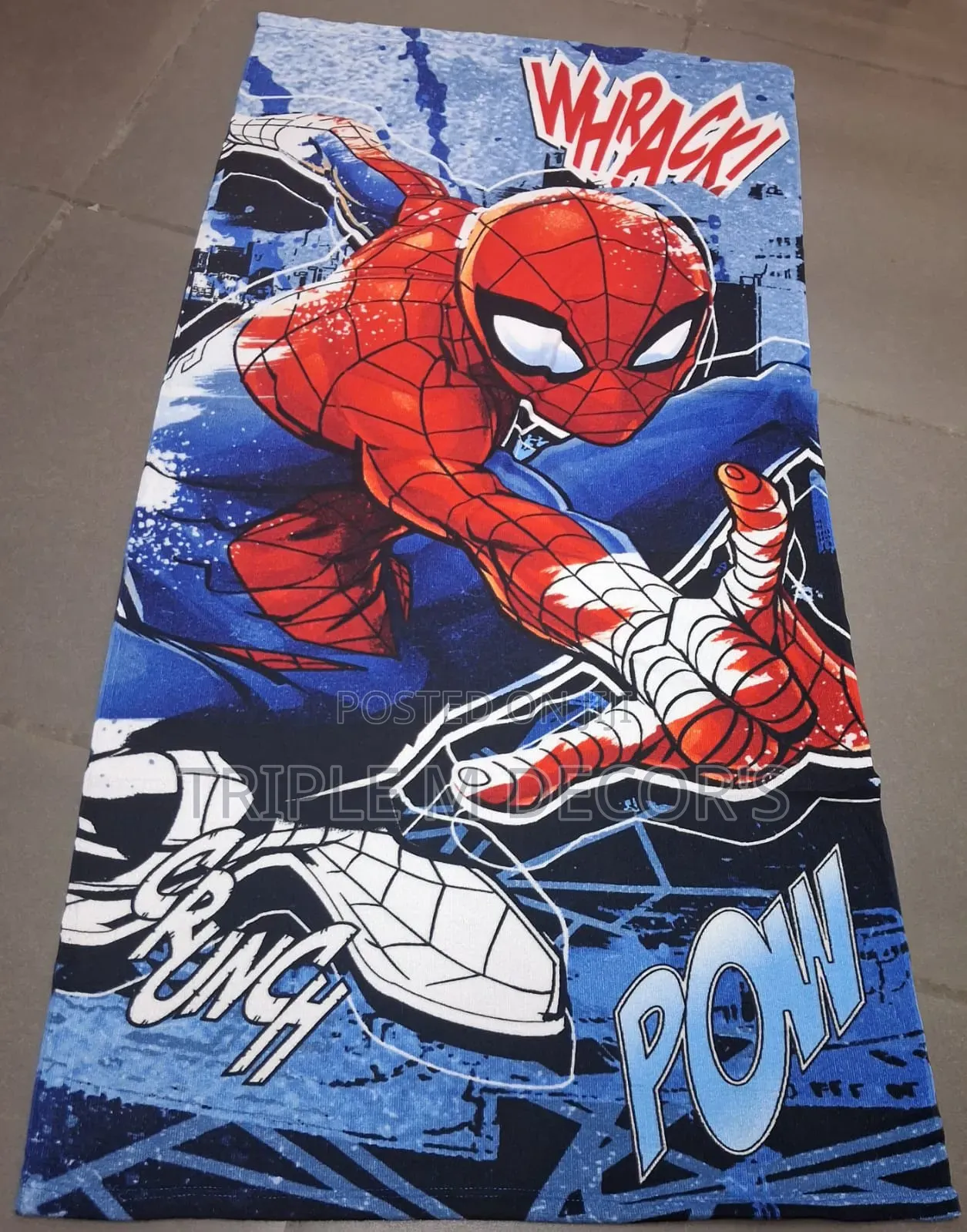 Spiderman Cartoon Bathing Towels
