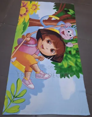 Stylish and Modern Cartoon Bath Towel