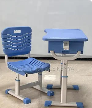 Student Desk: Adjustable Blue Ergonomic Student Set