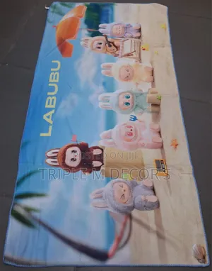 Stylish 70 by 140 Cartoon Bath Towel