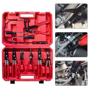 9 Piece Vehicle Hose Clamp Clip Pliers Removal and Installation Kit