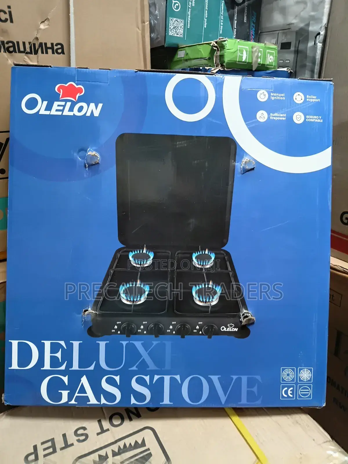 Olelon Deluxe Gas Stove – Fast Cooking, Energy Efficient