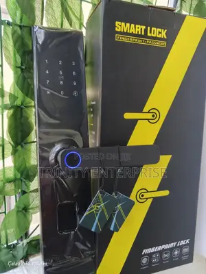 Smart Locks Tuya Wifi Remote Unlock Fingerprint Card Password Key