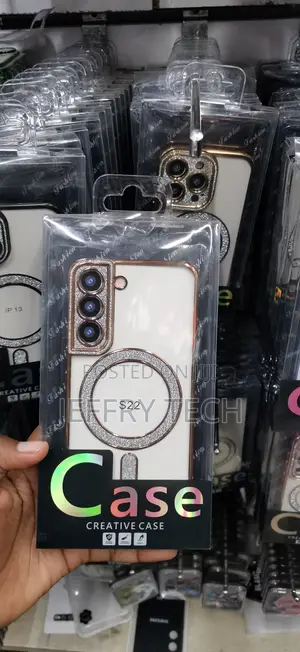 Samsung Galaxy S22,Bling Sparkle Accents Cover