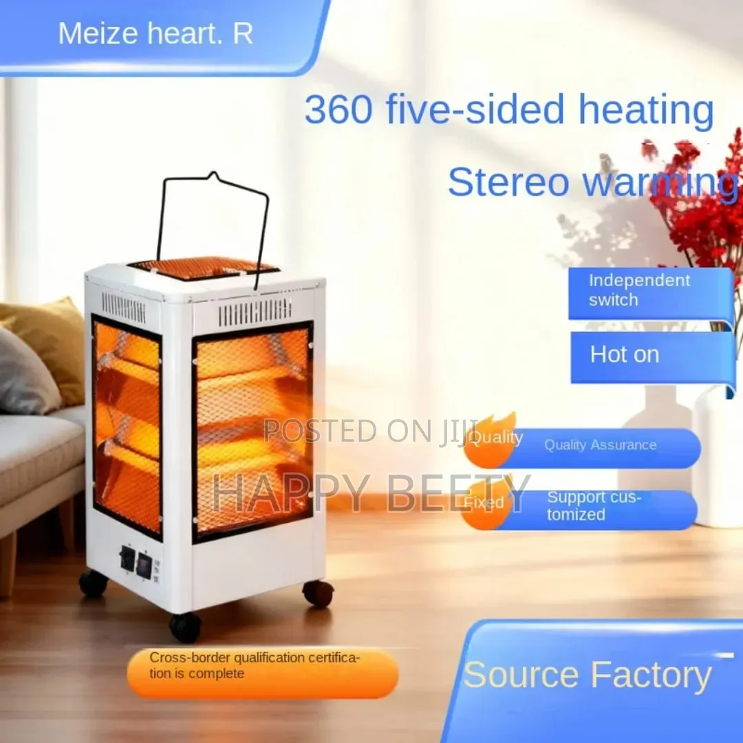 * 
5 Sided Room Heater 360° Heating