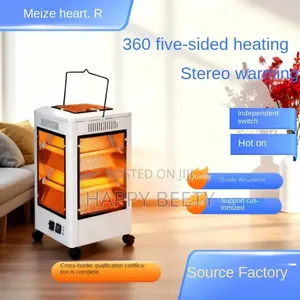 * 
5 Sided Room Heater 360° Heating