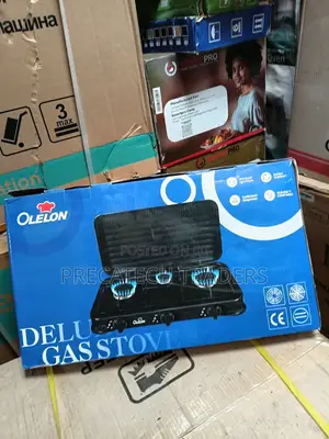 Olelon Deluxe 3 Burner Gas Stove – Brand New Table Top Cooker