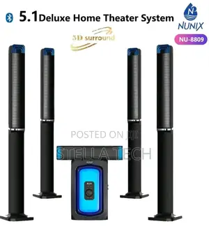Nunix 5.1ch Deluxe Home Theater System Super Music System-Nu -8806