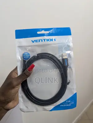 Vention Usb 2.0 a Male to Micro-B Male 3a Cable 1.5m Black