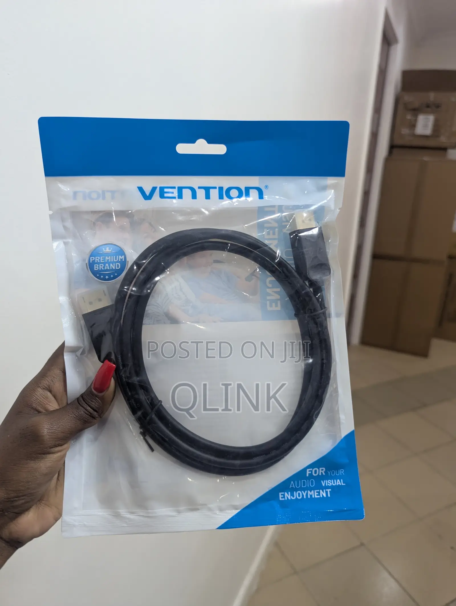 Vention Dp Cable 1.5m Black