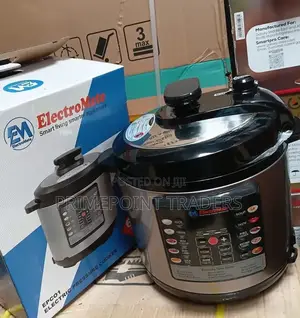 Electromate Electric Pressure Cooker 6 Litres,Fast Efficient