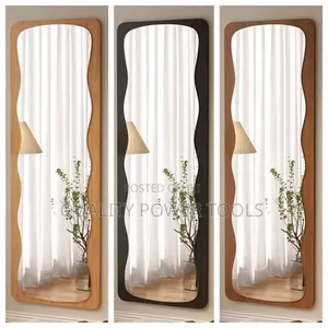 40*150cm Unbreakable Modern Wavy-Edged Full-Length Dressing Mirror
