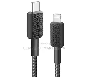 Anker 322 Usb-C to Lightning (3ft Braided) Black