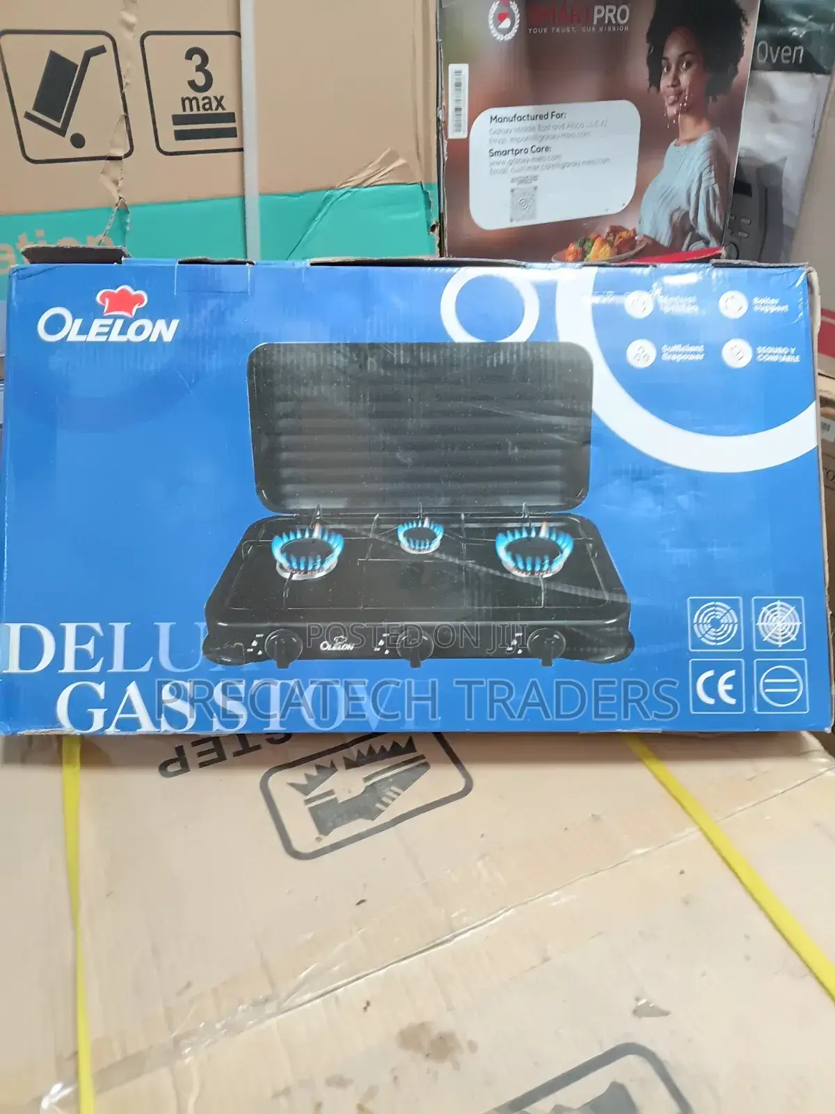 Olelon Table Top 3 Burner Gas Stove – Durable Reliable