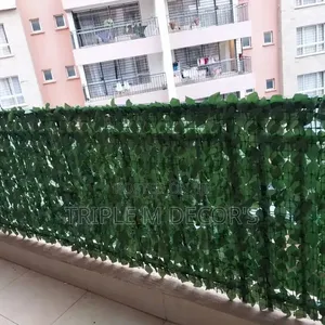 Artificial Leafy Balcony Fence